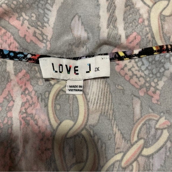 Love J Vibrant Chain Pattern Dress | Summer Fun | Girls Night - Picture 7 of 10